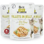 Brit Care Cat Fillets in Jelly Fine Trout & Cod 85 g – Sleviste.cz