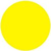 Piktogram Výstražné kolečko žluté barvy 90mm - samolepka