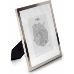 Casa Chic Berwick, rám na obrázky, obdélníkový, fotografie 24,8 x 19,3 cm, pasparta, sklo Stříbrná – Zboží Živě