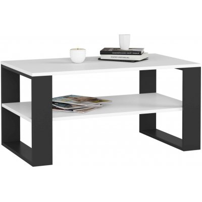 Ak furniture DOMI II bílý / černý – Zboží Dáma