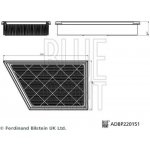 Vzduchový filtr BLUE PRINT ADBP220151 – Hledejceny.cz