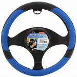 Compass Univerzální potah volantu COLOR LINE 37 - 39 cm černo / modrý - | Zboží Auto