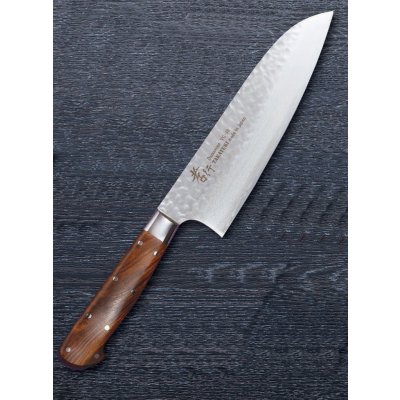 Sakai Takayuki 33 Damascus Sugihara Santoku japonský kuchařský nůž Desert Ironwood 18 cm – Zboží Mobilmania