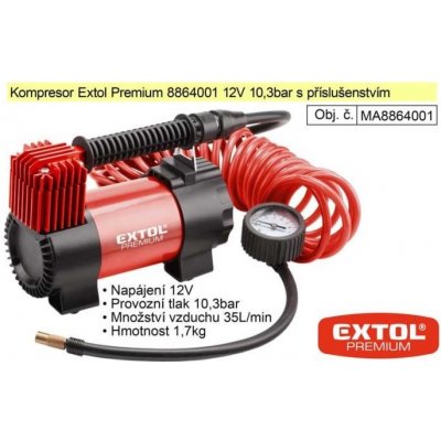 Bezdrátová autokompresorová elektrická pumpa, 150PSI – Hledejceny.cz