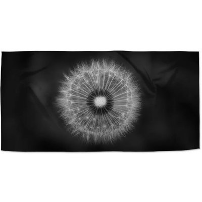 SABLIO Ručník - Černobílá pampeliška 70x140 cm – Hledejceny.cz