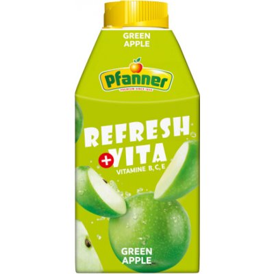 Pfanner Refresh Vita Zelené jablko 10 % 0,5 l – Zboží Dáma