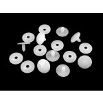 Klouby s pojistkou Ø25 mm - transparent (4 sada) – Zboží Dáma Klouby s pojistkou Ø25 mm - transparent (4 sada) – Zboží Dáma