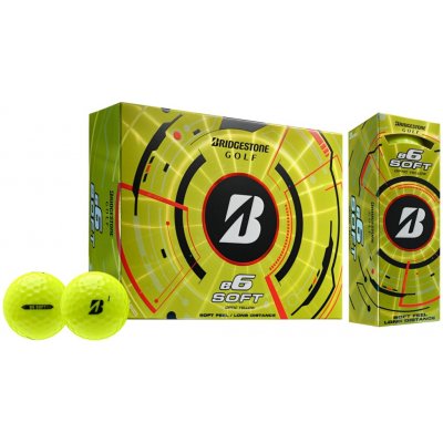 Bridgestone Golf e6 Soft žluté 12 ks – Hledejceny.cz
