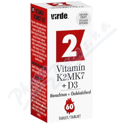 Vitamín K2MK7 + D3 60 tablet – Hledejceny.cz