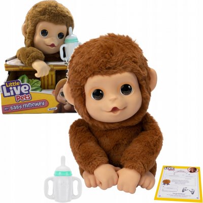 Moose Toys Plyšová Hračka opička se zvukem a pohybem – Hledejceny.cz