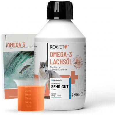 Reavet Omega-3 lososový olej 250 ml – Hledejceny.cz
