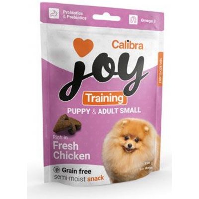 Calibra Joy Dog Training Snacks Puppy & Adult Small Fresh Chicken 150 g – Hledejceny.cz