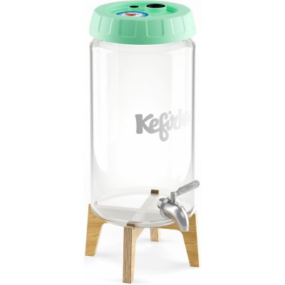 Kefirko Kombucha fermenter se stojánkem a výčepem 4 l – Zboží Dáma