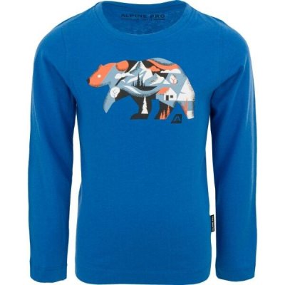 ALPINE PRO CREWO Dětské triko, modrá, – Zboží Mobilmania