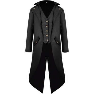 Halloweenské středověké viktoriánské bundové pro Steampunkový gotický frakový kabát – Sleviste.cz