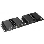 PremiumCord HDMI KVM extender FULL HD 1080p na 70m s přenosem USB; khext70-6 – Zboží Živě