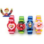 Teddies dřevo asst 4 druhy 72ks se stojánkem – Zboží Dáma