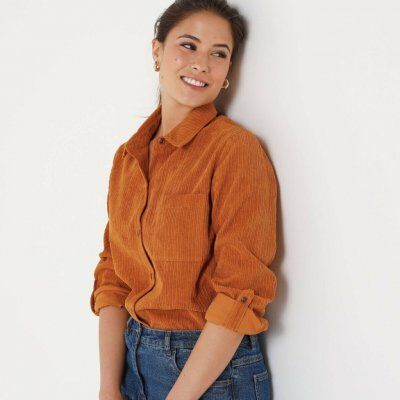 Manšestrová košile medová – Zboží Dáma