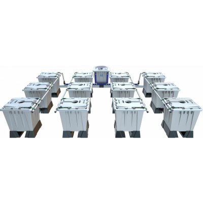 Alien Hydroponics Rain 12Pot Silver 30 l – Hledejceny.cz
