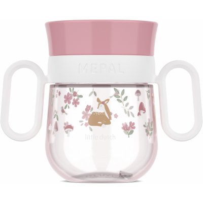 Mepal nepropustný hrnek 360° Mio s úchyty srnka 200 ml – Zboží Dáma