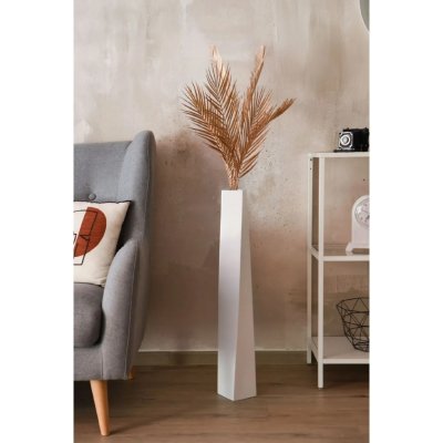 eshop-kvetinace.cz Váza HYDRON, sklolaminát, výška 80 cm, bílý, outlet – Hledejceny.cz