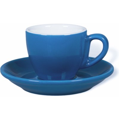 Biebri šálek s podšálkem modrá 65 ml – Sleviste.cz