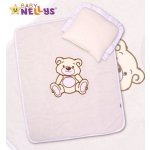 Baby Nellys 2-dílná sada jersey Medvídek Teddy Bear smetanová – Hledejceny.cz