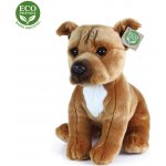 Eco-Friendly pes stafordšírský bulteriér hnědý sedící 30 cm – Zbozi.Blesk.cz
