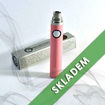 Microcig EVOD baterie Růžová 650mAh