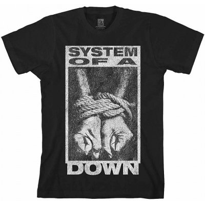 System Of A Down tričko Ensnared Black – Zboží Mobilmania