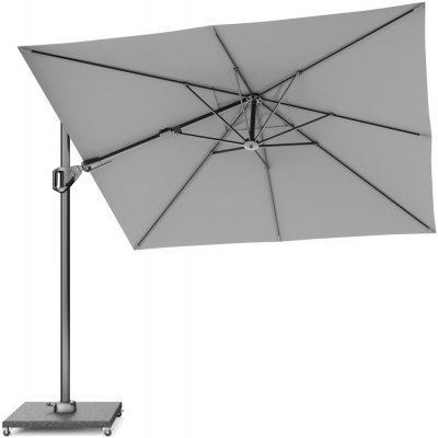 Platinum Boční slunečník Voyager T2- čtverec 270x270 Light grey 7147C – Hledejceny.cz