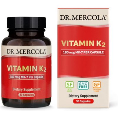 Dr. Mercola Vitamín K2 180mcg 30 kapslí – Hledejceny.cz