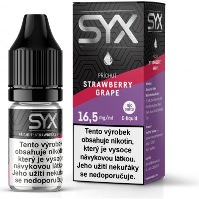 SYX NS Strawberry Grape 10 ml 16,5mg – Hledejceny.cz
