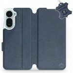 Kožené flip pouzdro na mobil Xiaomi Redmi A7 Pro Mobiwear modré – Hledejceny.cz