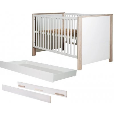 Roba s úložným prostorem v bílo-přírodní 70x140 cm Olaf – Zboží Mobilmania