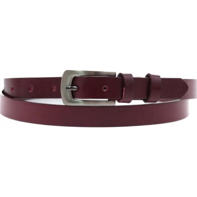 Špongr dámský úzký kožený opasek 20070 vínově červený – Zbozi.Blesk.cz