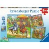 Puzzle RAVENSBURGER Rytířský turnaj 3 x 49 dílků