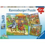 RAVENSBURGER Rytířský turnaj 3 x 49 dílků – Sleviste.cz