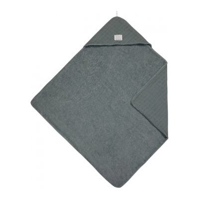 Lässig Mušelínový/Froté ručník s kapucí Dots Petrol Green – Zboží Dáma