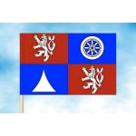 LIBEA, s.r.o. Vlajka Libereckého kraje Rozměr: 100×150 cm, Uchycení: Návlek na žerď – Hledejceny.cz