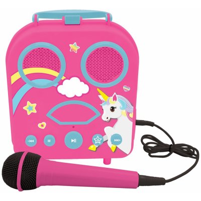 Lexibook Přenosné Karaoke Jednorožec – Zboží Mobilmania