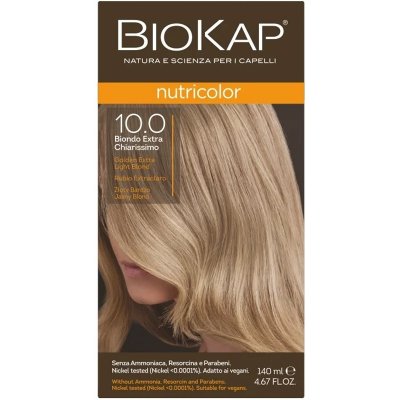 Biokap NutriColor barva na vlasy Extra světlý zlatý blond 10.0