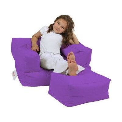 Atelier del Sofa Garden Bean Bag Kids Single Seat Pouffe fialová