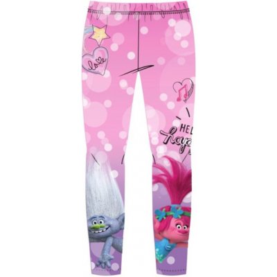 Eplusm Dívčí legíny trolls růžové – Sleviste.cz