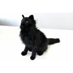 andos kočka černá sedící 40 cm – Zboží Mobilmania