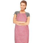 Bellatex Kuchyňská zástěra Berta Kostička červená 67x84cm – Hledejceny.cz