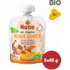 Dětský dezert a pudink Holle Mango monkey bio pyré s jogurtem 5 x 85 g
