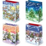 PAW Vánoční dárková taška - 16 x 24 cm - T4-S46 – Zboží Mobilmania