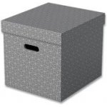 Esselte - úložný box - 320 x 365 x 315 mm, šedý, 3 ks – Zboží Živě