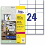 Avery Zweckform L4718-20 Odolné etikety 70x37mm 480 ks bílá – Sleviste.cz